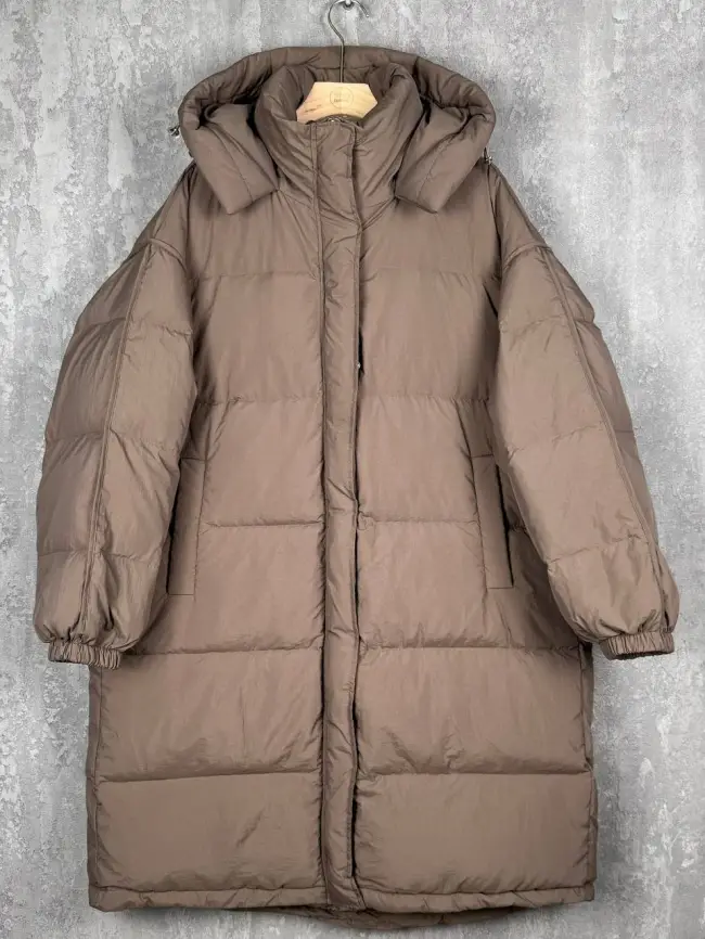 Пуховик А-силуэт 811 Размер 50-56 фото 11