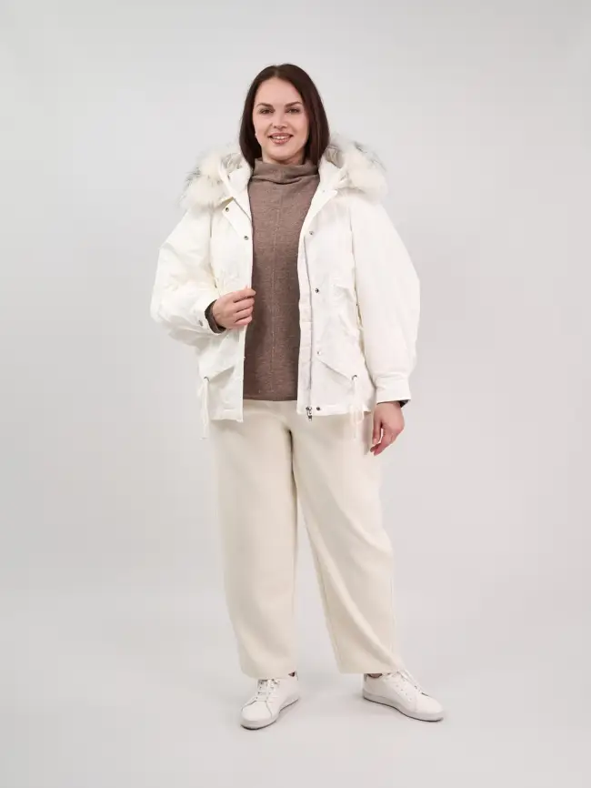 Пуховая куртка "Снежок" 8998 фото 3