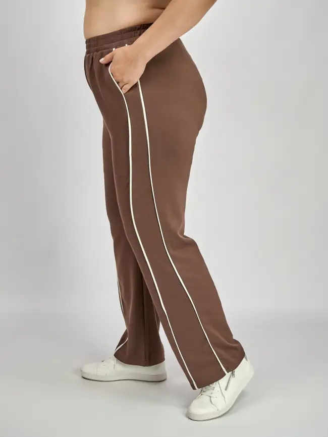 Брюки с лампасами 82677 Батал ЭТТО ПЛЮС фото 6