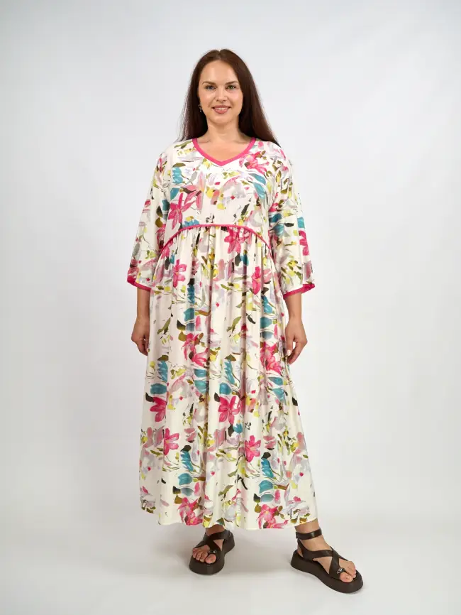 Платье  ЭттоПлюс 30206 размер 52- 58 фото 1