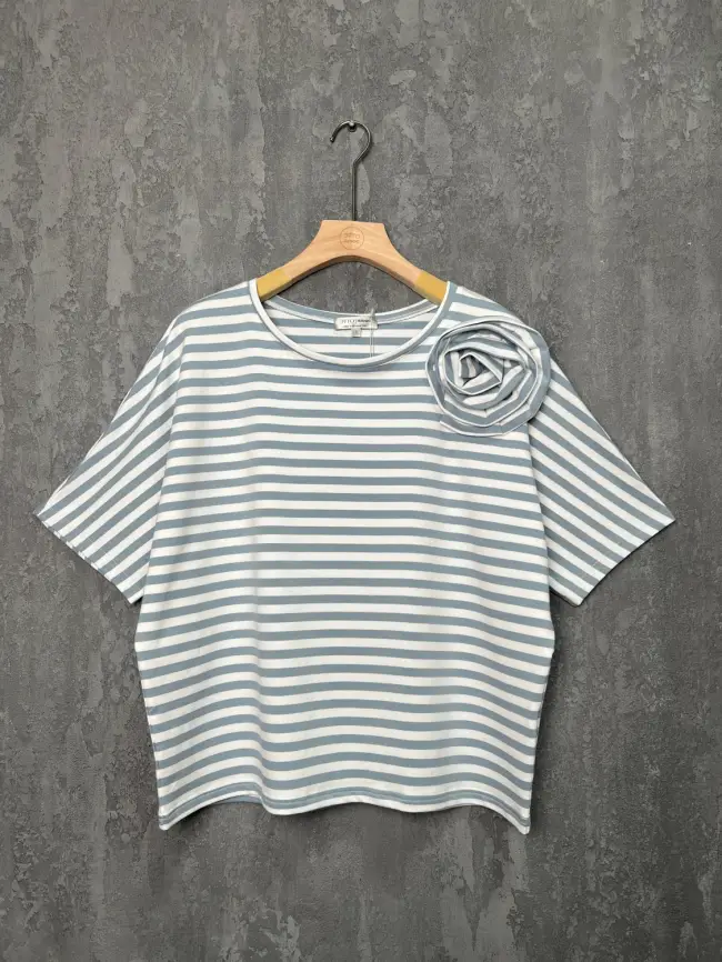 Футболка 33415 (джинса, 2) Уценка фото 1