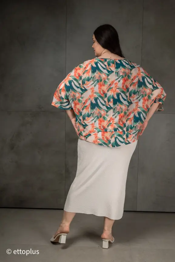 Блуза ЭттоПлюс 30059 Размер 50-58 фото 33