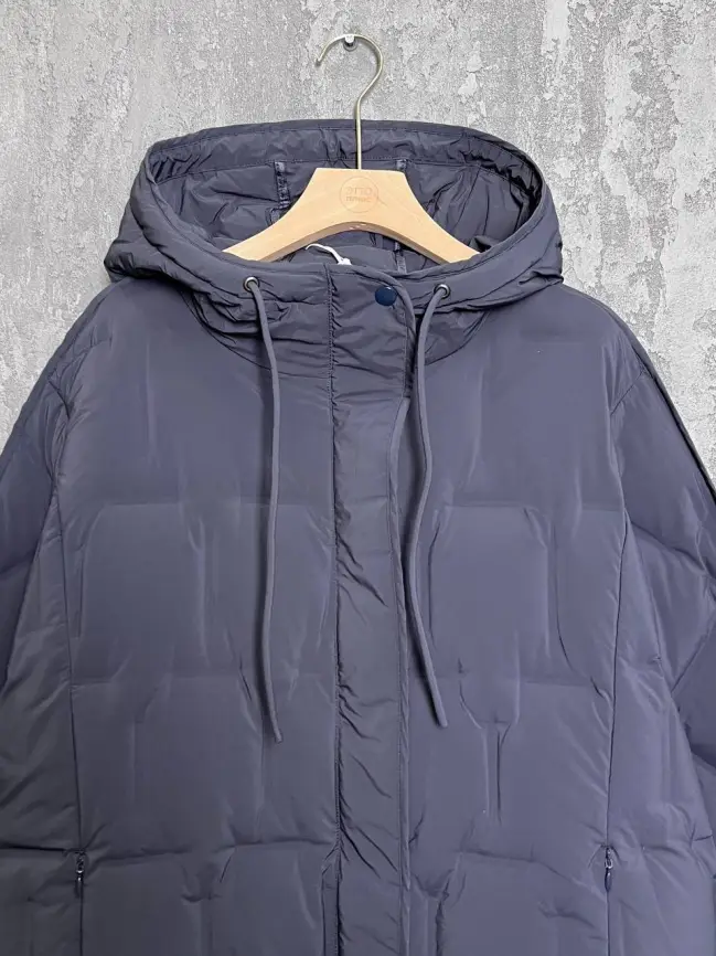 Пуховое пальто 6327 Размеры 50-60 фото 22