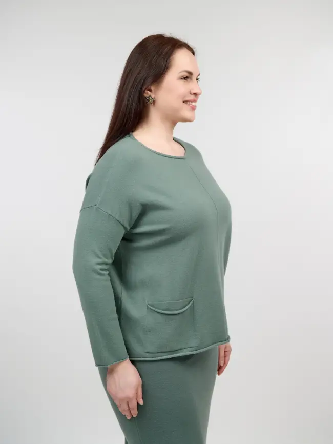 Джемпер ЭттоПлюс 1235 Размер 48-56 фото 82