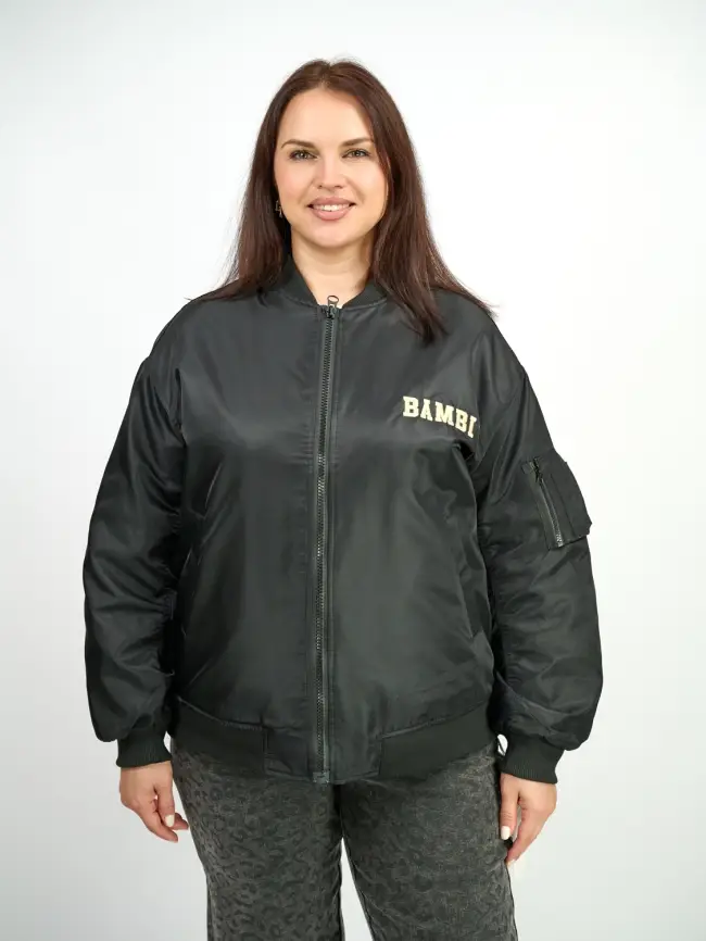 Бомбер утепленный 2958 Размер 50-58 фото 26