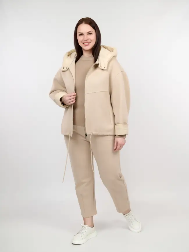 Куртка шерсть ЭттоПлюс 25530 Размер 48-58 фото 41