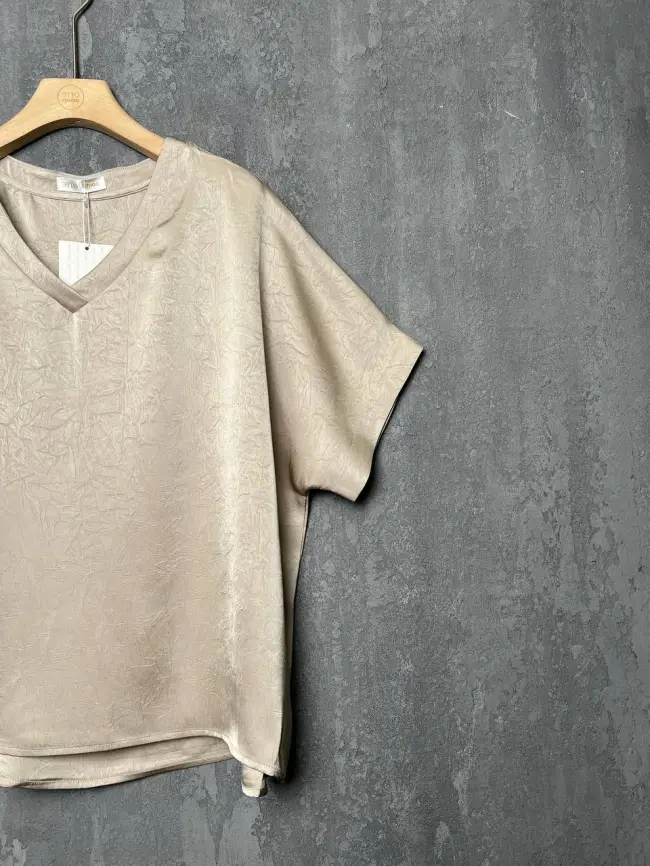 Блуза с v-вырезом ЭттоПлюс 1003 Размеры 50-58 фото 41