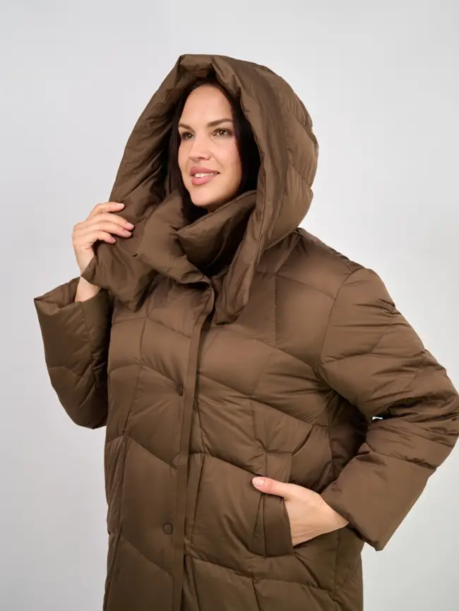 Пальто 5041 Размер 48-54 фото 23