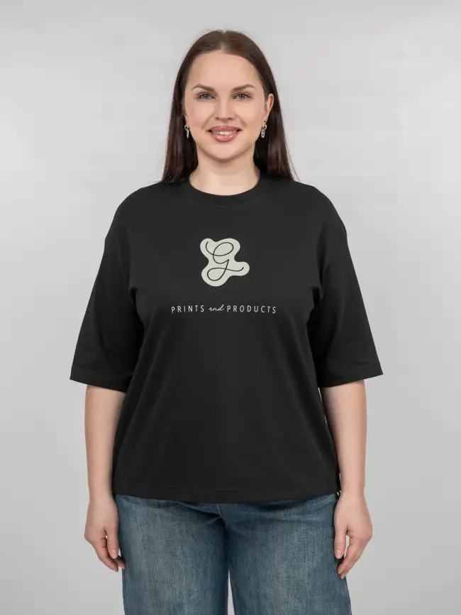 Лонгслив с принтом 95047 Размеры 48-58 фото 77