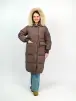 Зимний пуховик с мехом лисы  07